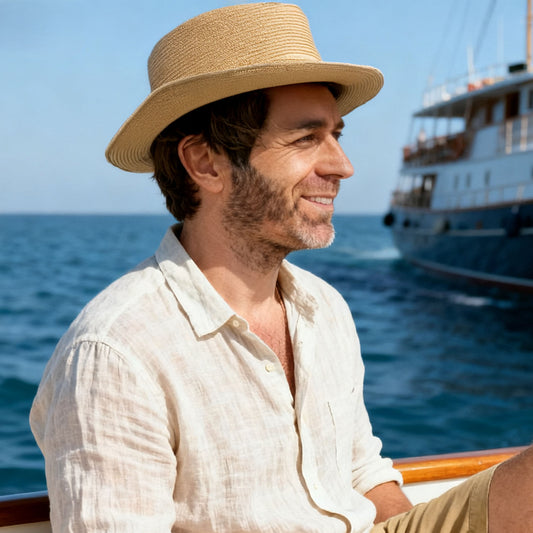 Straw Boater Hat