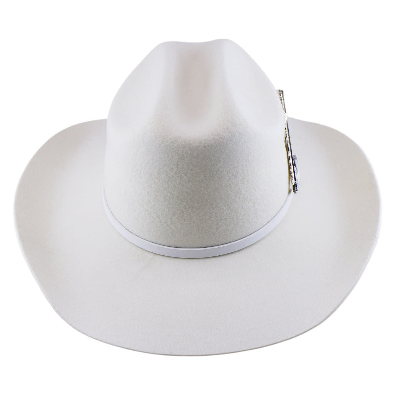 Wool Felt Cowboy Style Hat