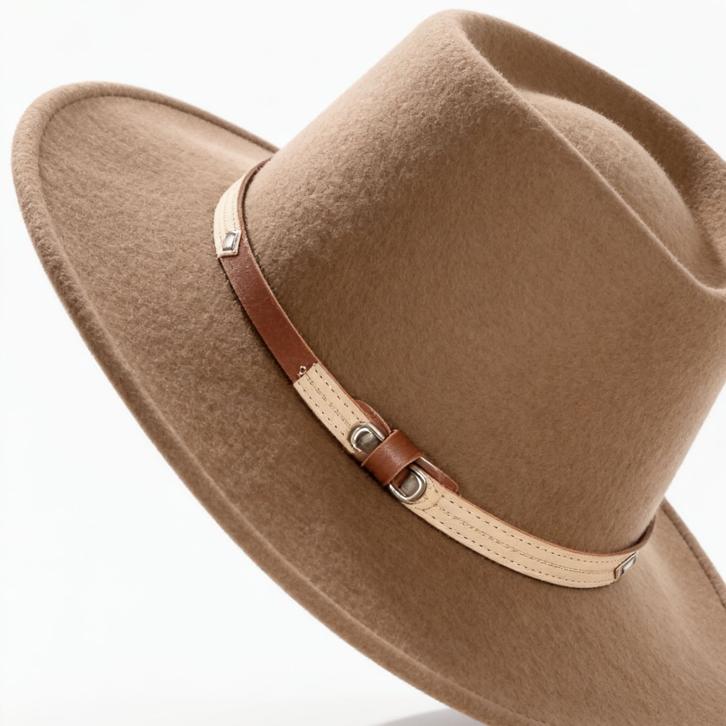 Wool Felt Flat Top Hat