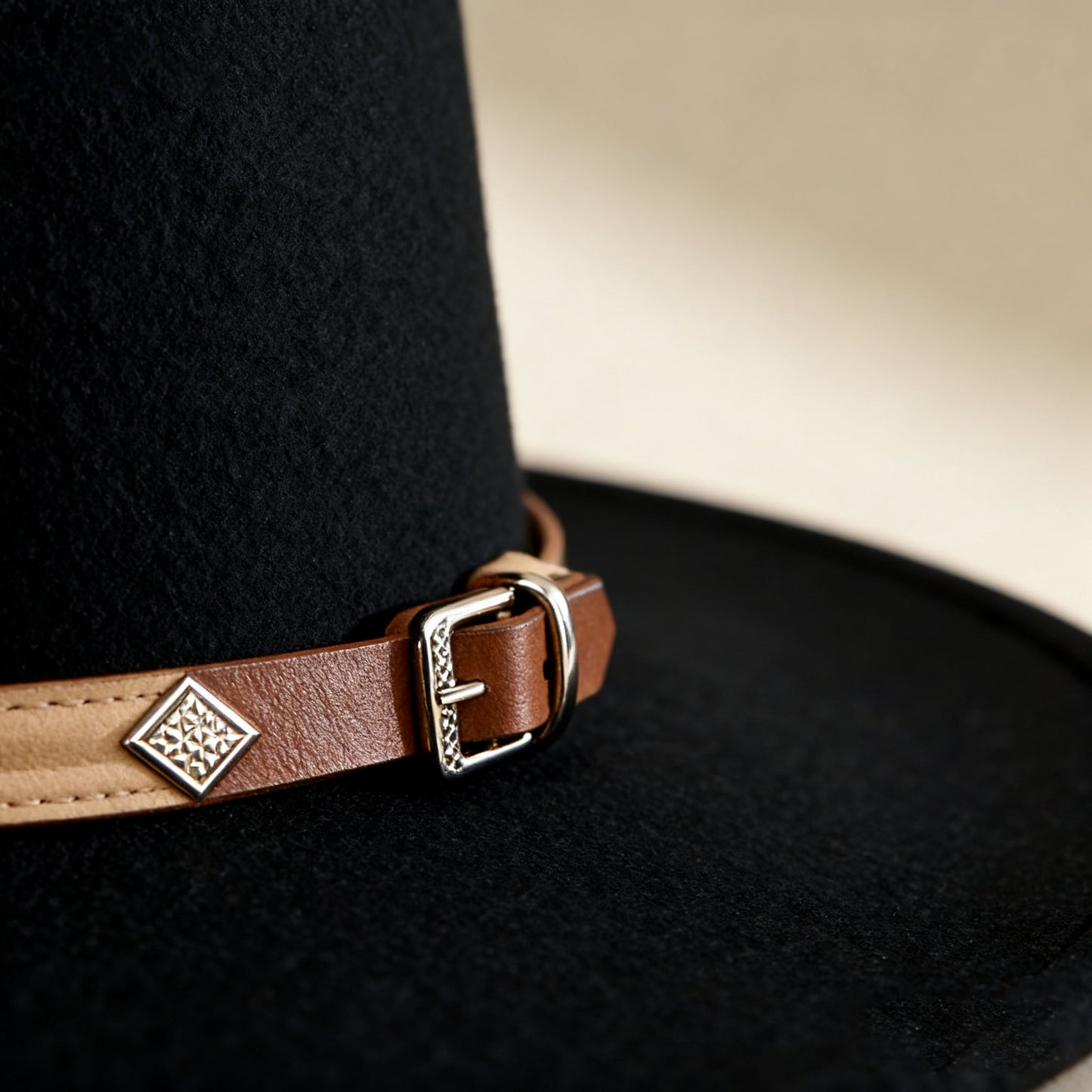 Wool Felt Flat Top Hat