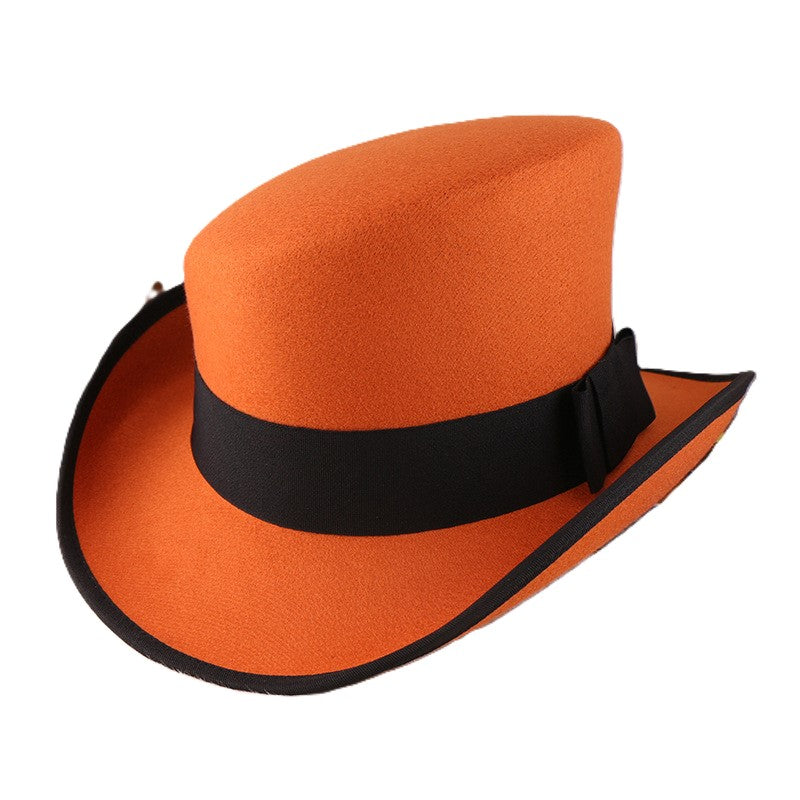 Wool Felt Women Top Hat