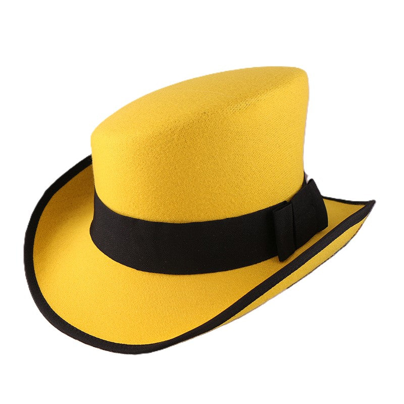 Wool Felt Women Top Hat
