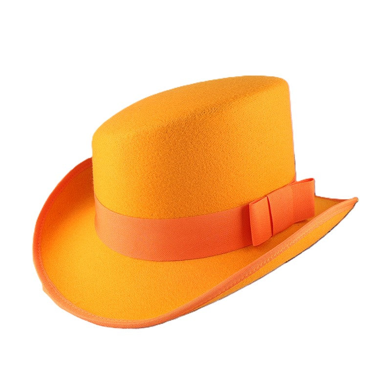 Wool Felt Women Top Hat