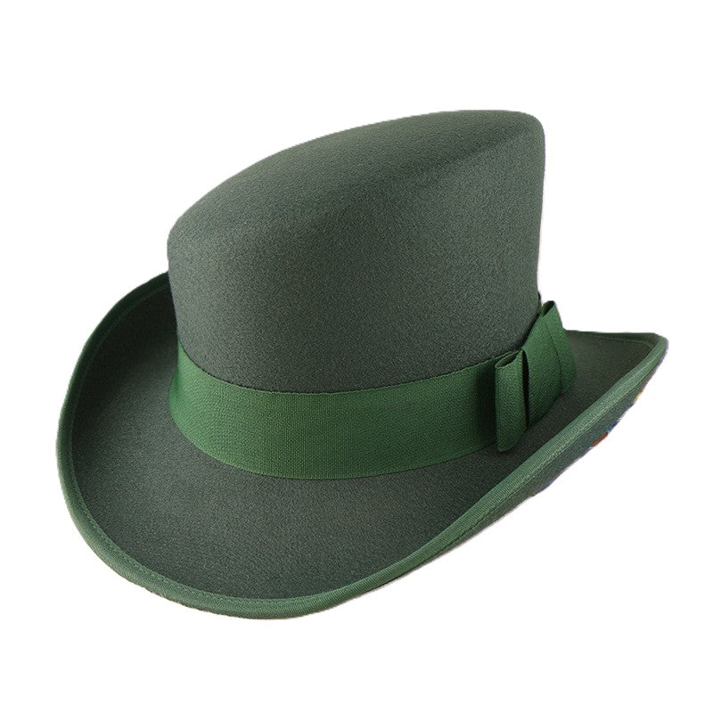 Wool Felt Women Top Hat