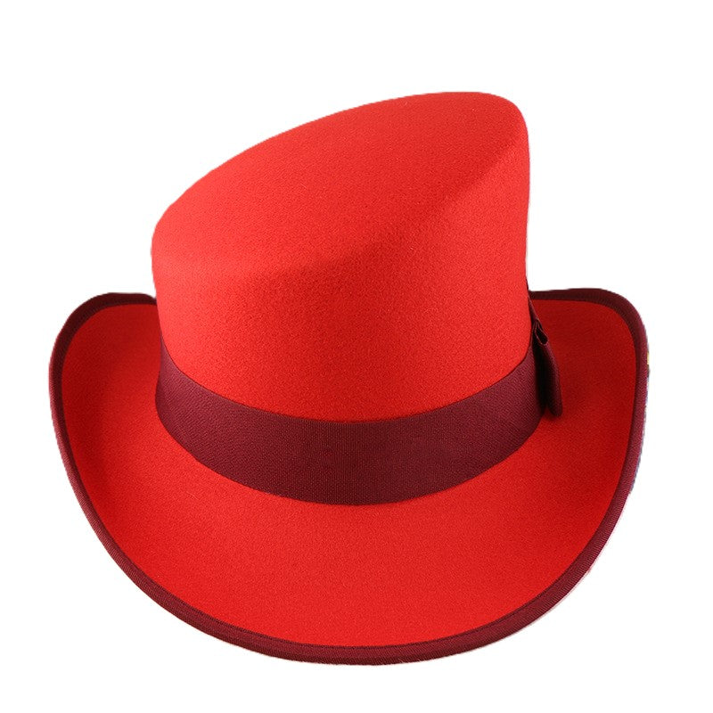 Wool Felt Women Top Hat