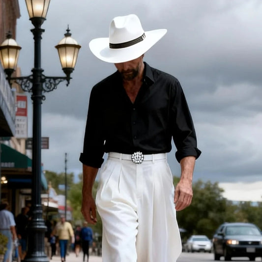 Handcraft Wool Felt Wide Brim