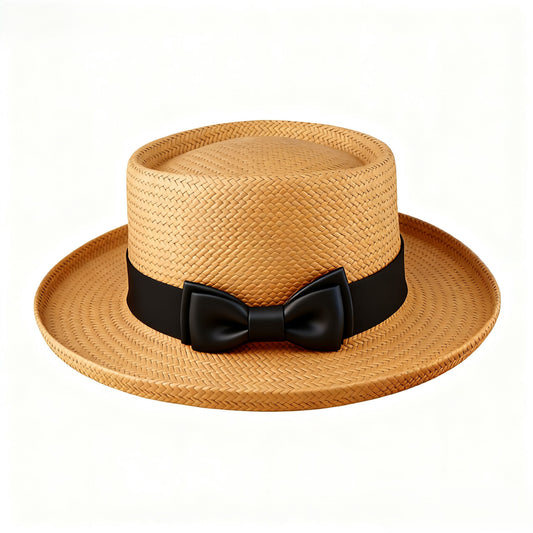 Straw Boater Hat