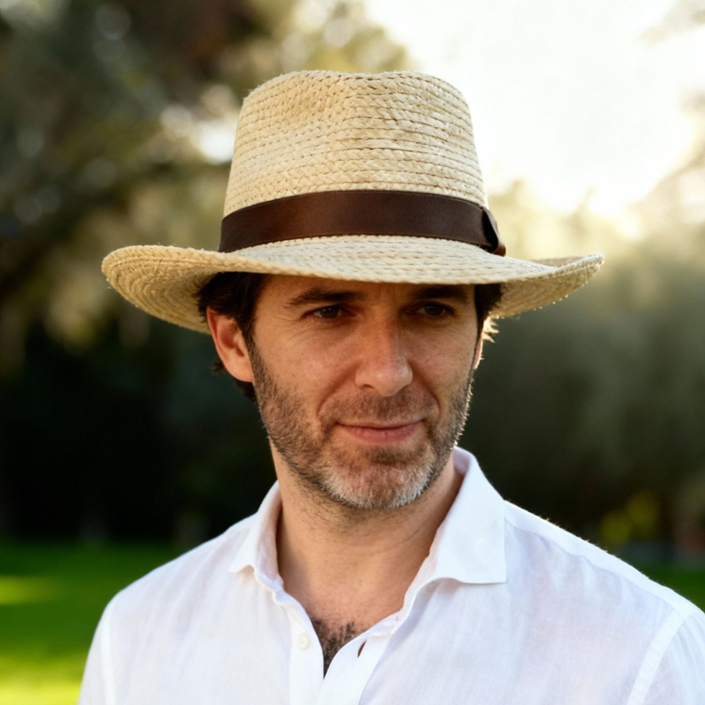 Straw Fedora style Hat