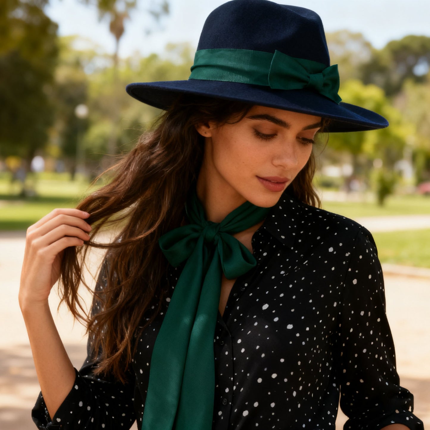 Wool Felt Vintage Trilby Hat