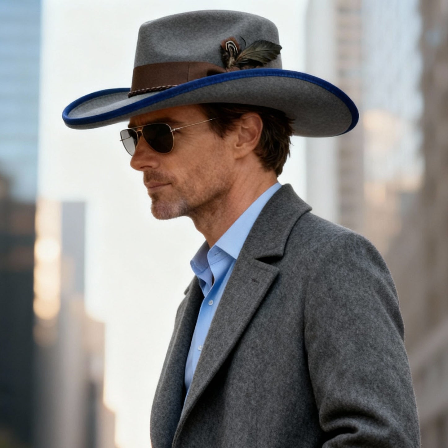 Wool Felt Bound Bdge Brim