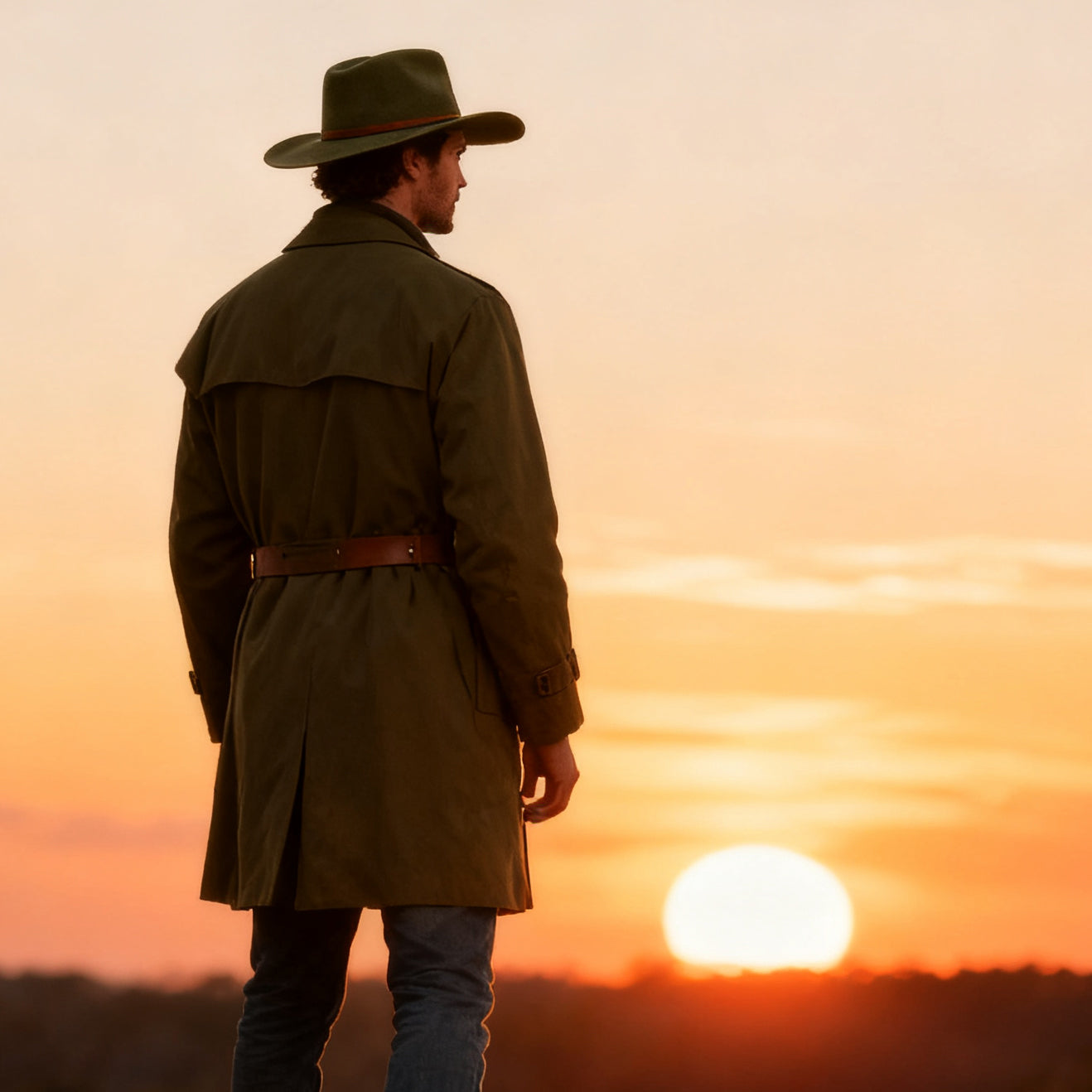 Wool Felt  Fedora Outback Hat