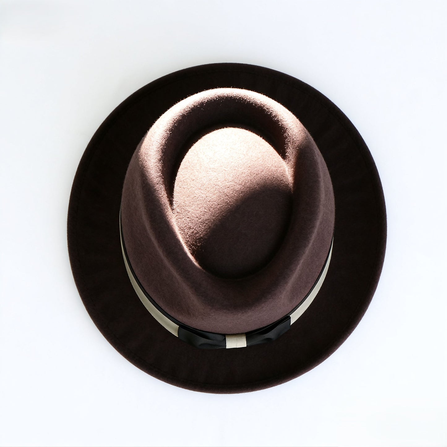 Wool Felt Men Vintage Trilby Hat