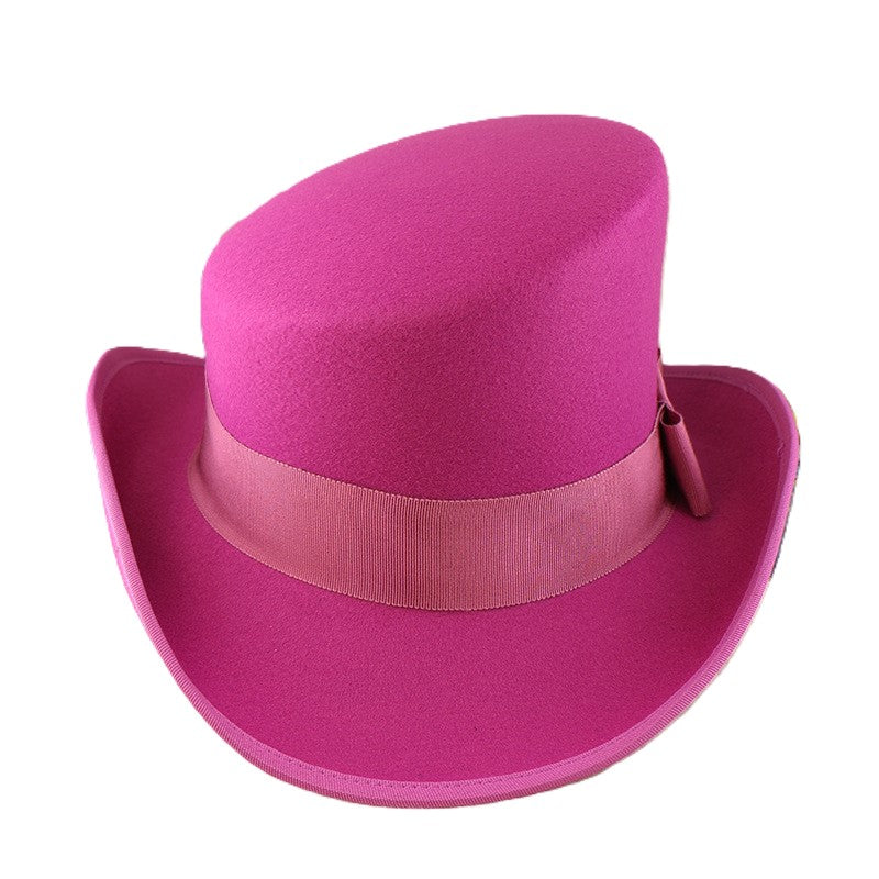 Wool Felt Women Top Hat