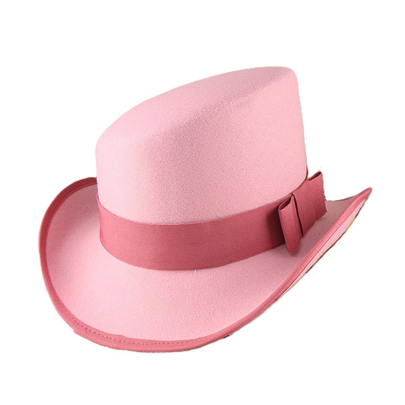 Wool Felt Women Top Hat