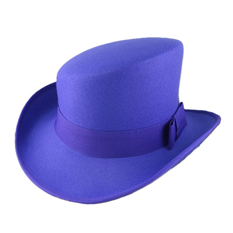 Wool Felt Women Top Hat