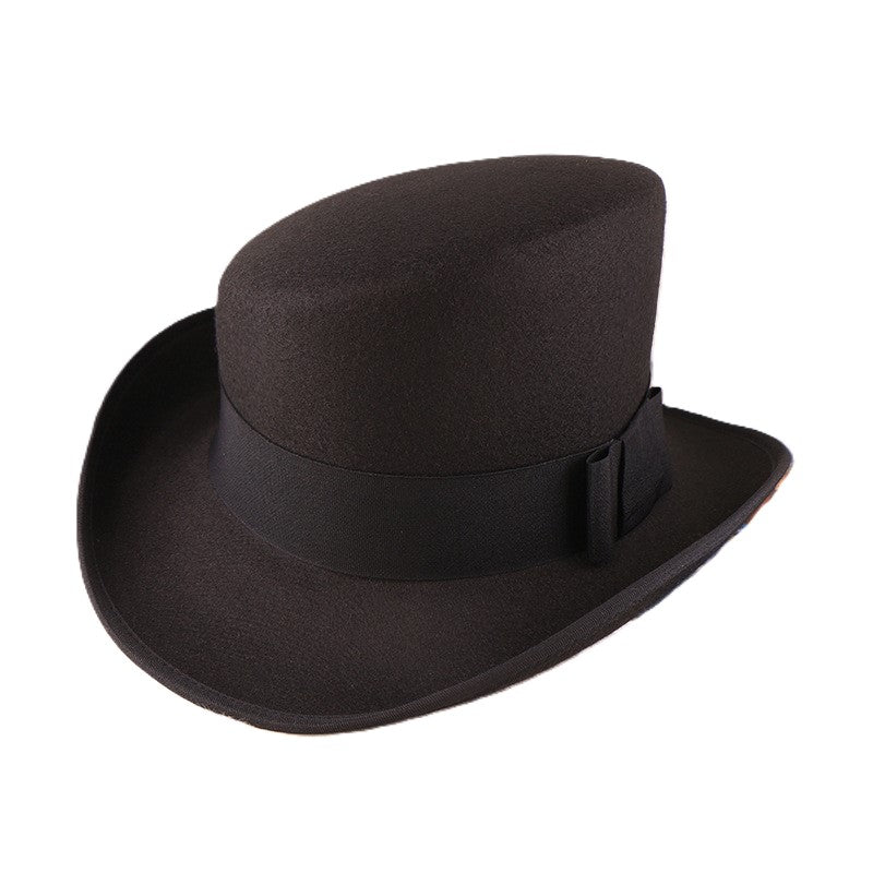 Wool Felt Women Top Hat